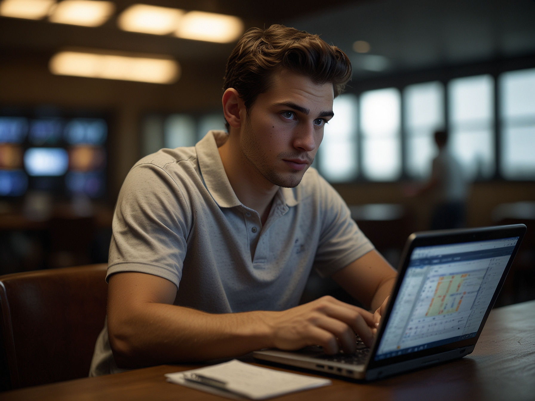 Ilustración de usuario registrándose en Mostbet